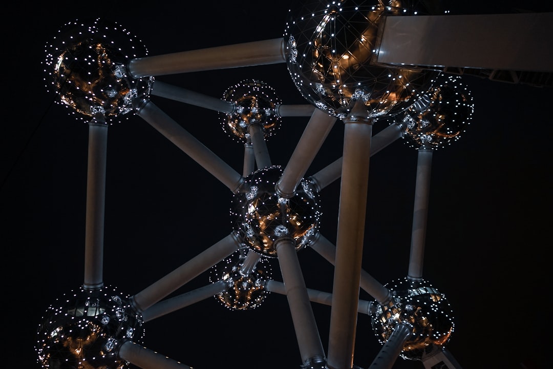 Abstract group of illuminated light bulbs suggesting ideas and fine-tuned variants