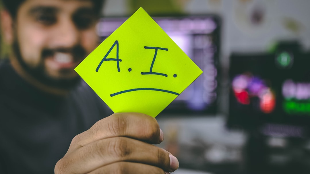 Technology professional working with AI systems representing the governance decisions behind foundation model deployments
